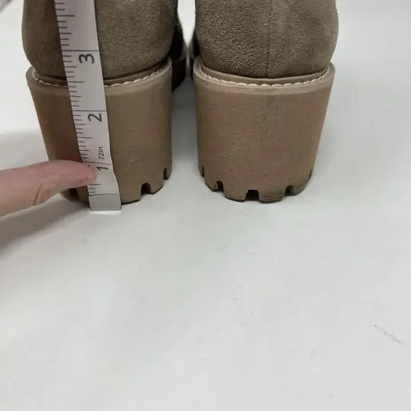 Dolce Vita Boots Huey H2O Chelsea Pull On Ankle Booties Taupe Suede Size 7.5‎ - Picture 10 of 13